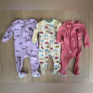 Bundle of Pekkle Baby Sleepers (Size 6-12m)